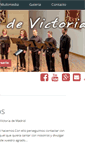 Mobile Screenshot of corotomasluisdevictoria.org